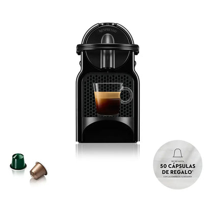 Cafetera Nespresso Inissia D40 Automática Negra Para Capsula Negro