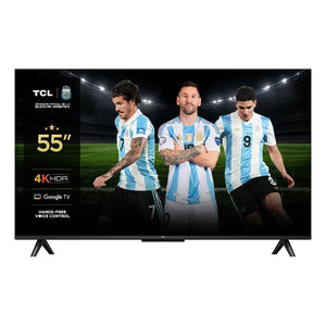 Televisor Tcl 55  Led 4k Uhd Con Google Tv L55p635 Color Negro
