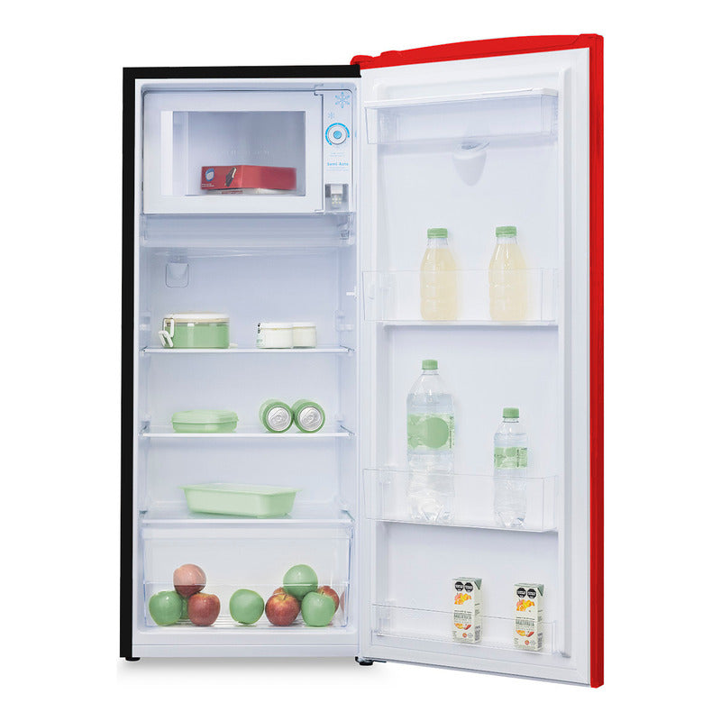 Heladera Philco One Door Cíclica Con Dispenser 161l Roja- Phsd179rd2