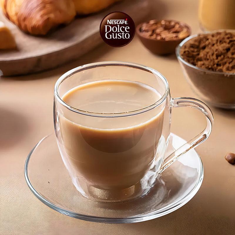 Café Con Leche Descremada En Cápsula Nescafé Dolce Gusto X 10 Unidades