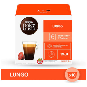 Café Lungo En Cápsula Nescafé Dolce Gusto Sin Tacc