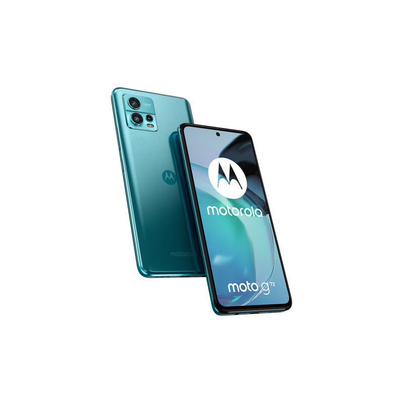 Moto G72 128gb 6gb Ram Azul - Aceptable (Reacondicionado)