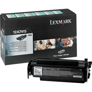 Cartucho De Tóner Negro T420 Orig.lexmark 12a7415
