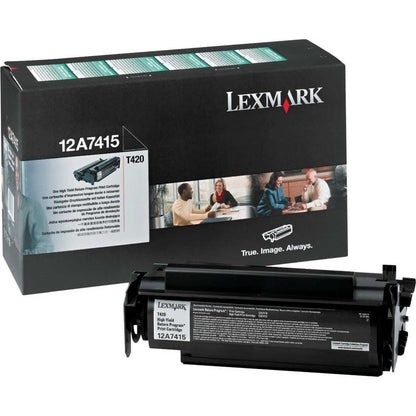 Cartucho De Tóner Negro T420 Orig.lexmark 12a7415