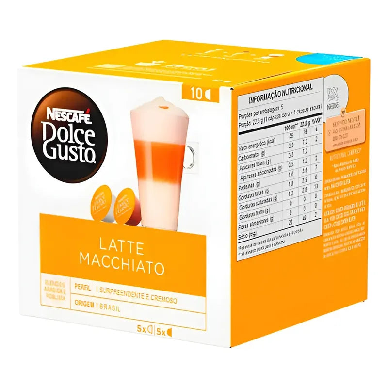 Capsulas De Café Dolce Gusto Latte Macchiato X10