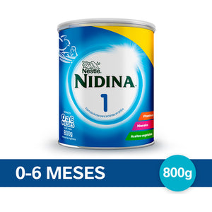 Nestlé Nidina 1 Fórmula Lactea Para Bebé 800gr