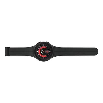Samsung Galaxy Watch 5 Bt Pro Sm-r920 45mm Bluetooth Wifi Gps Black Titanium Malla Silicona 20mm - Excelente (Reacondicionado) Titanio Negro