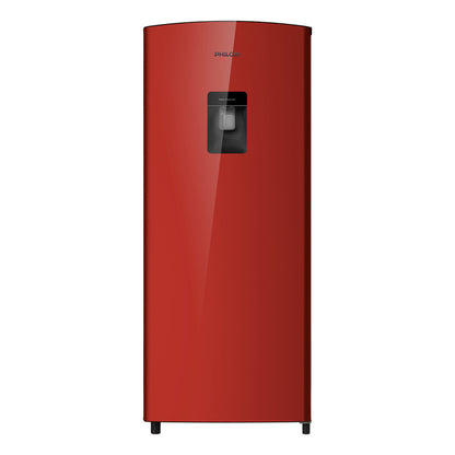 Heladera Philco One Door Cíclica Con Dispenser 161l Roja- Phsd179rd2
