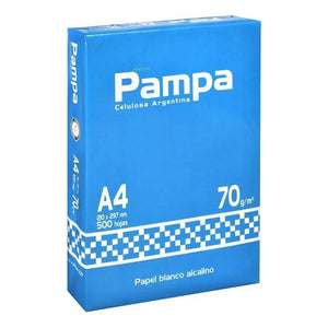 Resma Pampa A4 70 G Papel Blanco 500 Hojas