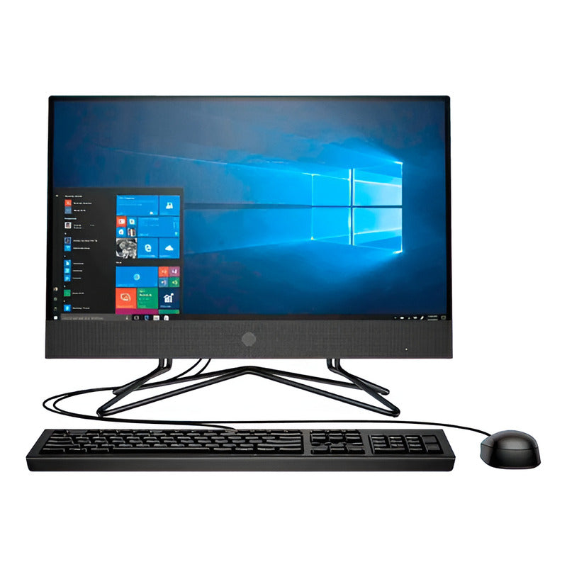 Pc Hp All In One Aio Intel I5 8gb Ssd 256gb 22  Negro - Negro