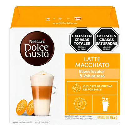 Café Latte Macchiato En Cápsula Nescafé Dolce Gusto Cápsulas