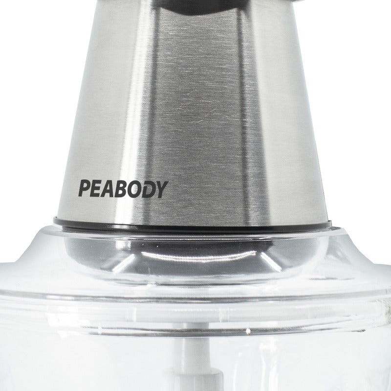 Picadora Peabody Con Doble Cuchilla Y Bowl De Vidrio Pe-cp200ix