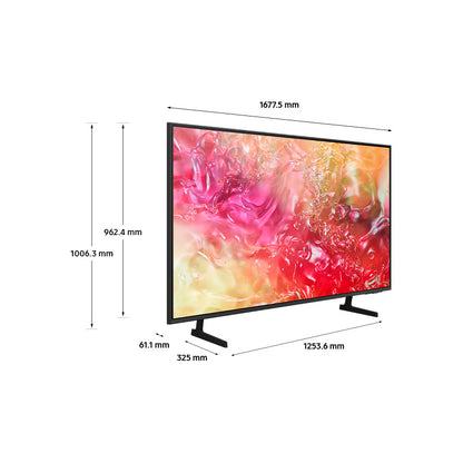 Televisor 75 Pulgadas Crystal Uhd 4k Samsung