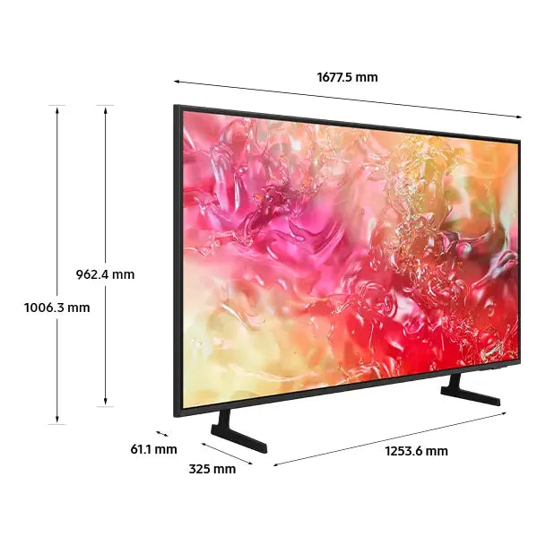 Televisor 75 Pulgadas Crystal Uhd 4k Samsung
