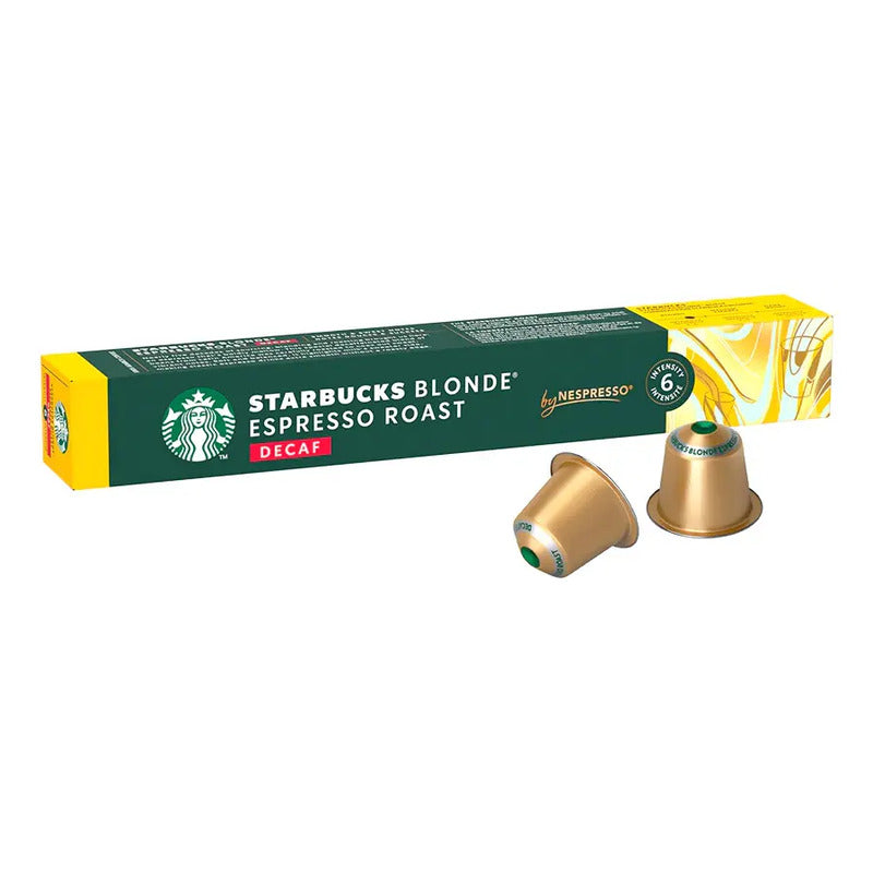 Café Blonde Espresso Roast Decaf En Cápsula Starbucks By Nespresso Sin Tacc