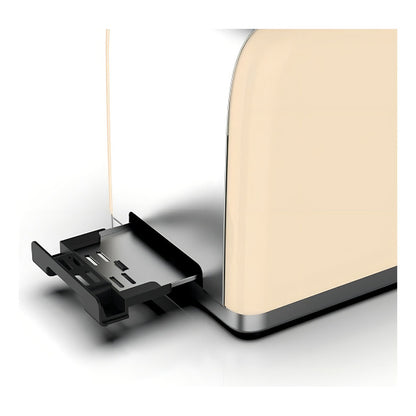 Tostadora Peabody Pe-t387i 3 Funciones 6 Niveles 1050w Color Marfil
