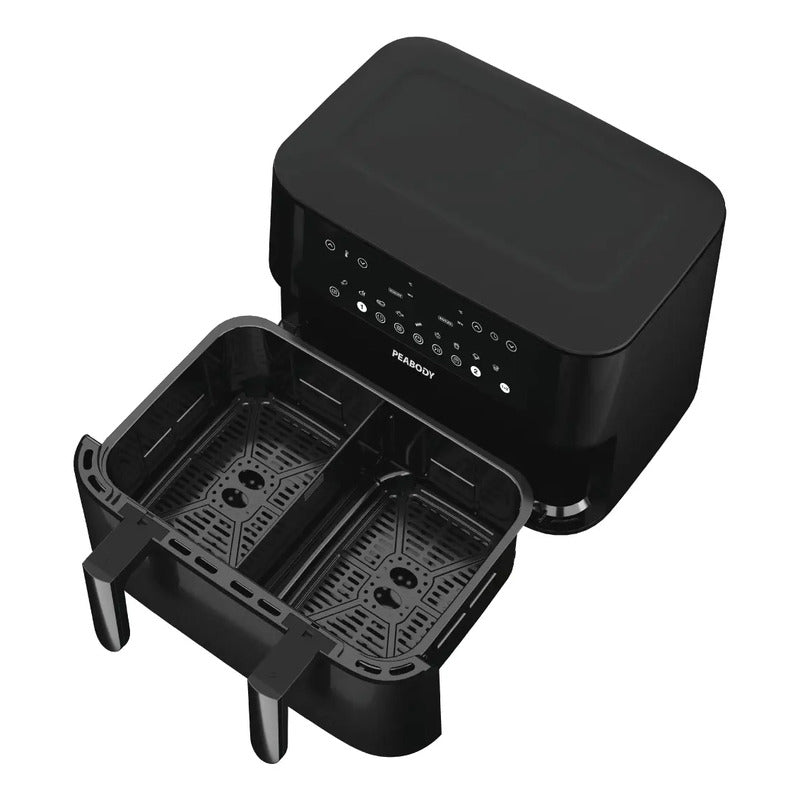 Freidora De Aire Peabody Regulable Xl 9lts Pe-afdb910n Negro Negro
