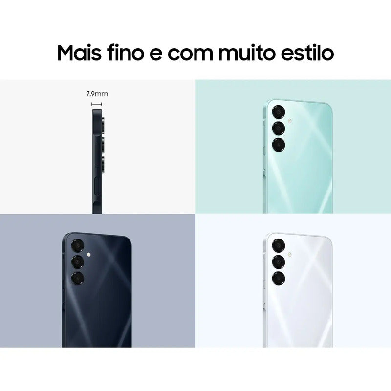 Samsung Galaxy A16 4g 128gb 4gb Ram Negro Color Azul Oscuro