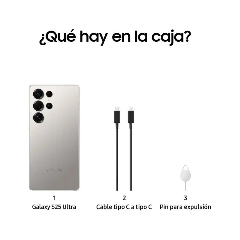 Samsung Galaxy S25 Ultra 5g Dual Sim 256 Gb Titanium Whitesilver 12 Gb Ram - Excelente (Reacondicionado) Plata