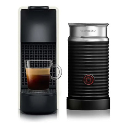 Cafetera Nespresso Essenza Mini Blanco + Espumador Aeroccino