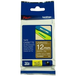 Cinta Brother P/rotuladoras Tze -mq835 Fondo Dorado Satinado