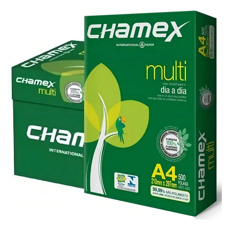 Resma 500 Hojas Chamex A4 80gr Color Blanco