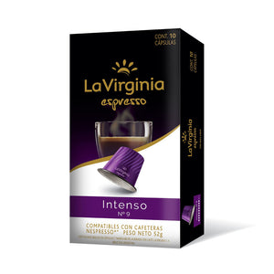 Cápsulas De Café Intenso N°9 La Virginia 10 u