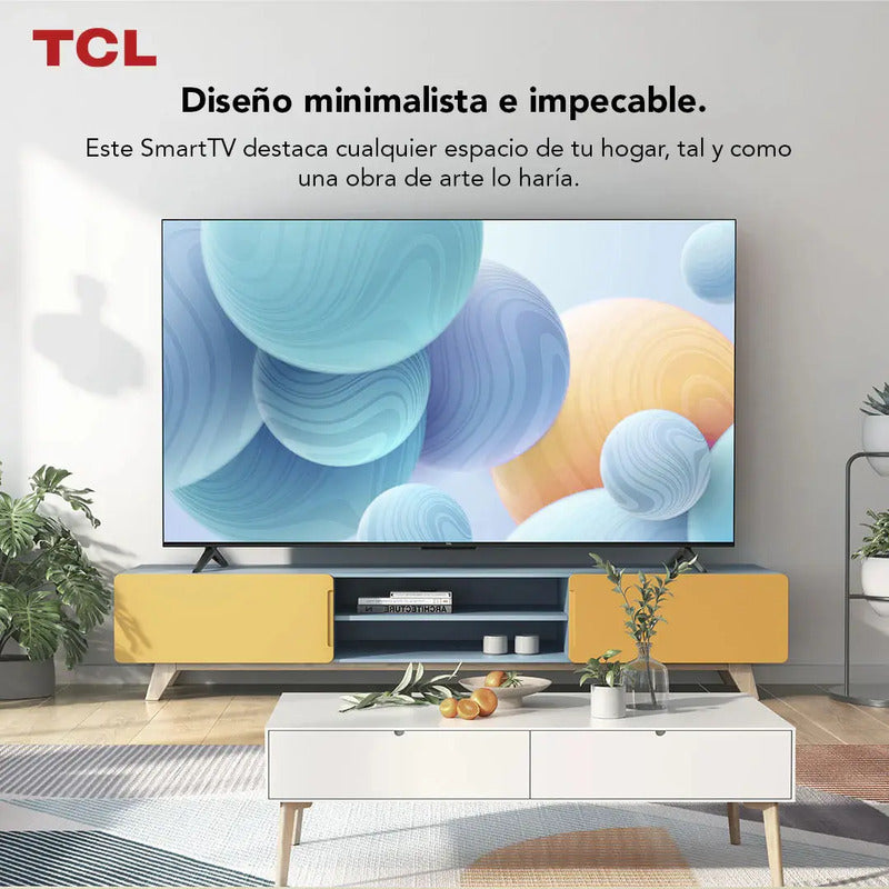 Televisor Tcl 55  Led 4k Uhd Con Google Tv L55p635 Color Neg