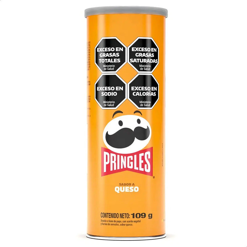 Papas Fritas Pringles Queso Cheddar 109g Queso Pringles Papas Fritas