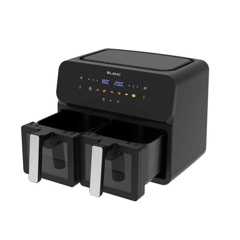Freidora De Aire Doble Blanc Digital 9l 1700w Bfnd9 9 Litros Negro
