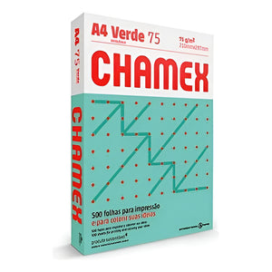 Resma Chamex A4 75grs Color Verde