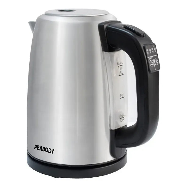Pava Jarra Electrica Peabody Digital Acero 1,7lts Pe-dk1850 Plateado