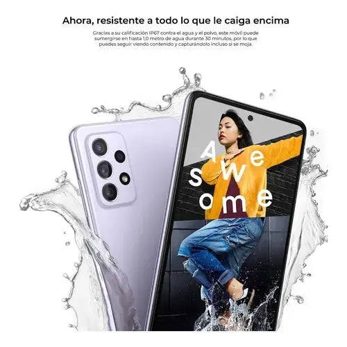 Celular Samsung Galaxy A72 128gb + 6gb Ram 90hz Color Negro - Excelente (Reacondicionado)