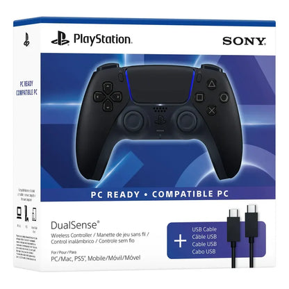 Sony Playstation Dualsense Joystick Inalámbrico Black Ps5 - Pc Ready Negro
