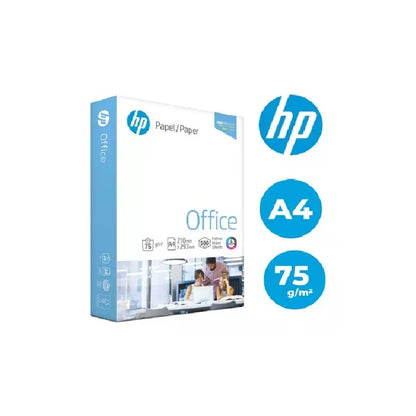 Resmas Papel Hp Office A4 75 G 210 Mm X 297 Mm Color Blanco 500 Hojas