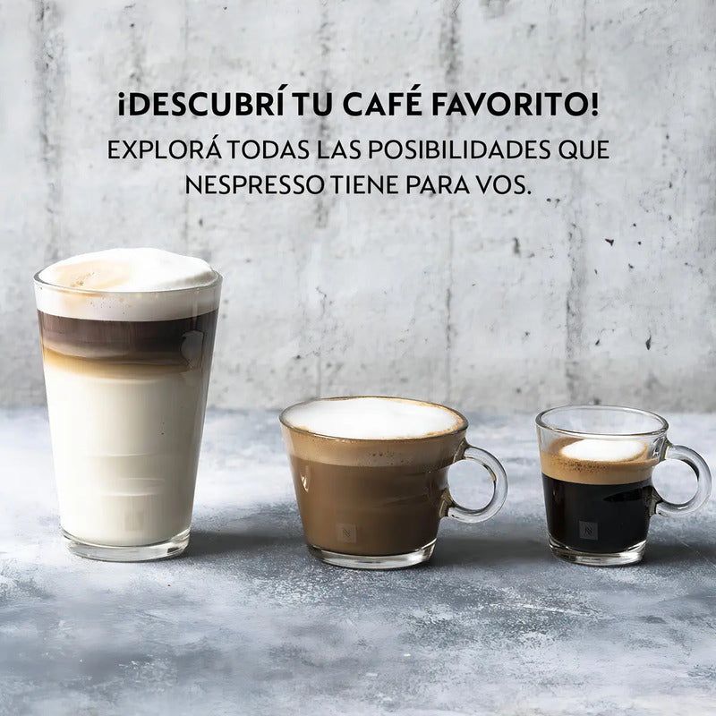 Nespresso Gran Lattissima Black + Cápsulas