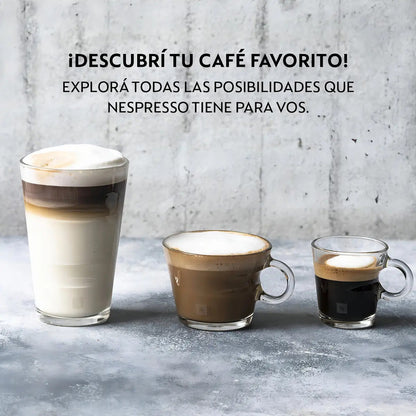 Nespresso Gran Lattissima Black + Cápsulas