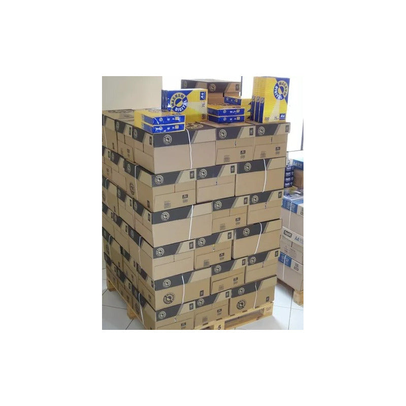 Resma Report A4 De 500 Hojas De 75 G Color Blanco 5 Unidades Por Kit
