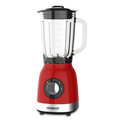 Licuadora Peabody Pe-ln810r Roja 2 Velocidades Jarra De Vidrio 1.75 Litros Rojo