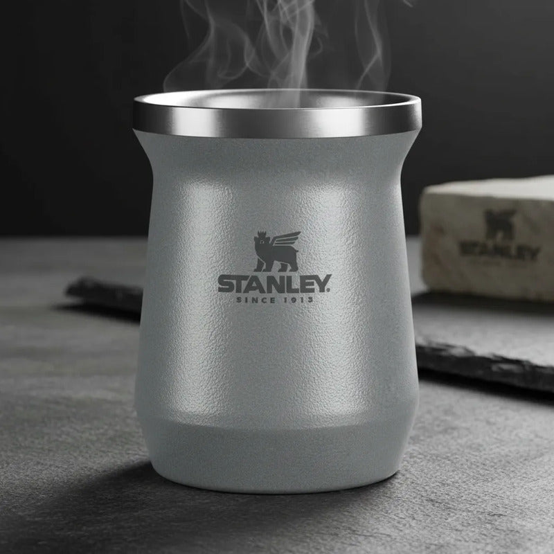 Mate Térmico Stanley Clasico 236ml Acero Inoxidable Plateado 29 - Silver Liso