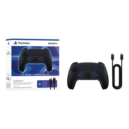 Sony Playstation Dualsense Joystick Inalámbrico Black Ps5 - Pc Ready Negro
