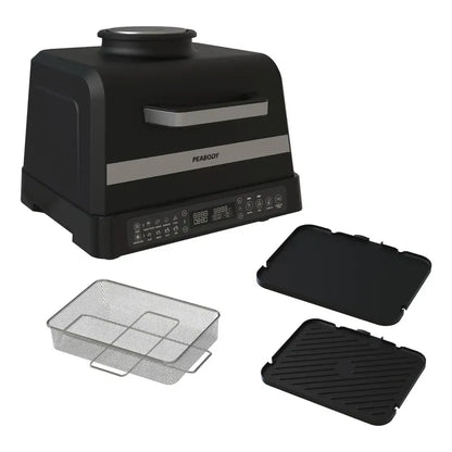 Freidora De Aire Sin Aceite Multifunción Peabody Pe-afg02n 7 Litros 1650w Color Negro