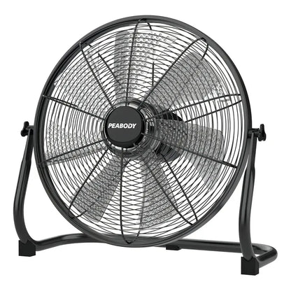 Ventilador Turbo A Bateria Peabody Pe-vtb1630n 24v Con 7 Asp 40.64 Cm Negro 7