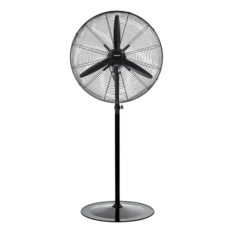 Ventilador De Pared Y De Pie Peabody Pe-vi260m Con Palas De Aluminio 66.04 Cm Negro 3