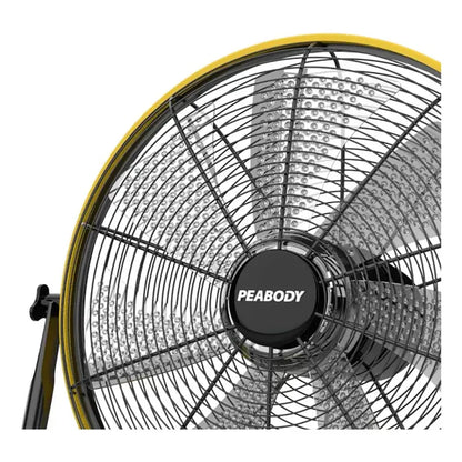 Ventilador De Piso Peabody Pe-vtb1630na 40.64 Cm Negro Y Amarillo 7