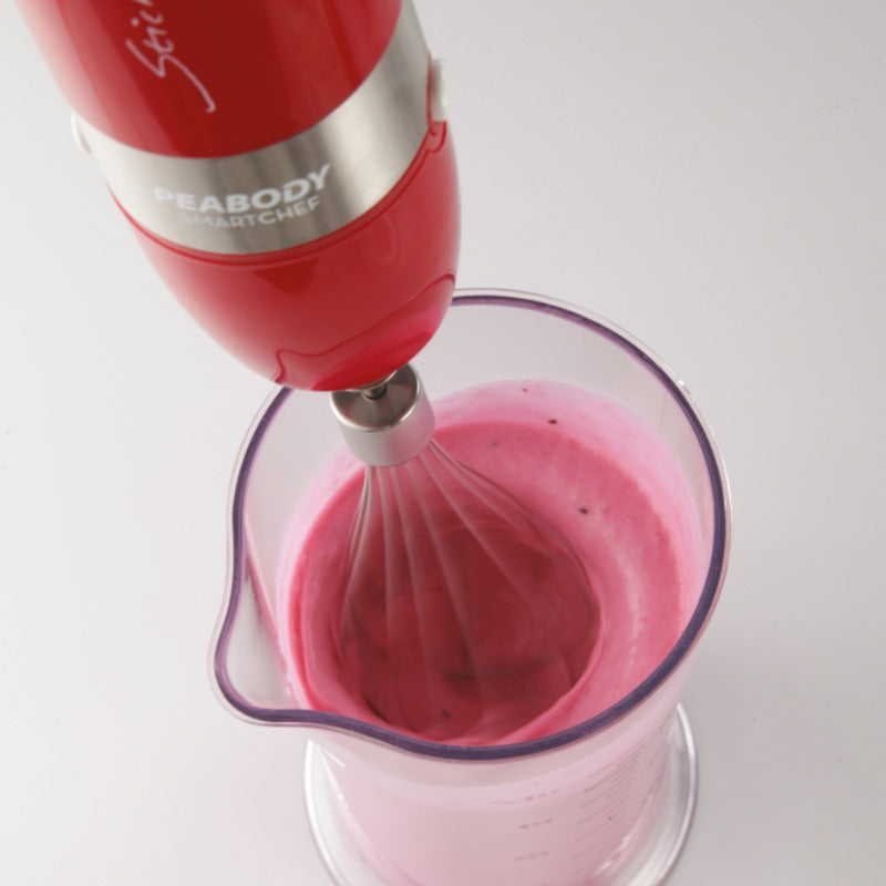 Licuadora De Mano Mixer Peabody Smartchef Pe-lma327r 800w Color Rojo