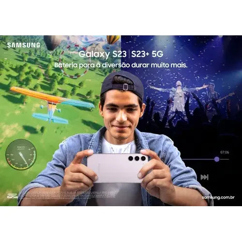 Smartphone Samsung Galaxy S23+ 5g, 256 Gb, 8 Gb De Ram, Pantalla A Color Verde 6.6 - Aceptable (Reacondicionado) Verde Océano