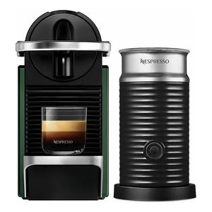 Cafetera Nespresso Pixie + Aeroccino Verde