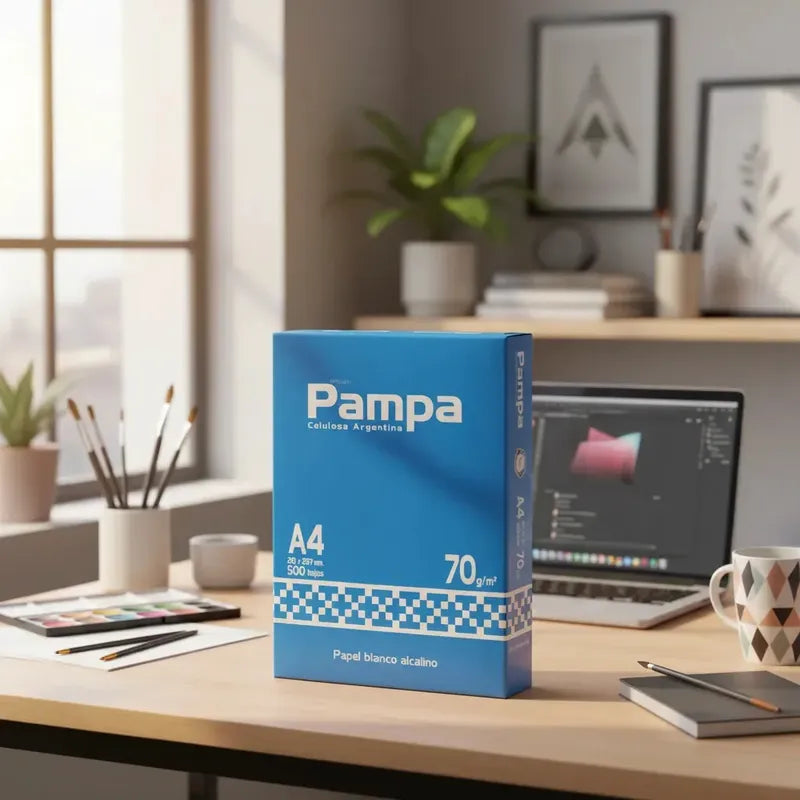 Resma Pampa A4 70 G Papel Blanco 500 Hojas