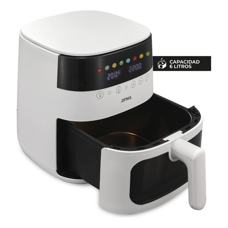 Freidora De Aire Atma Fr246awp 1750w 6 Litros Y Control Táctil